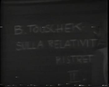 Sulla relatività ristretta, cinematica relativistica (parte I) | Touschek Bruno
