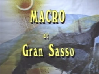 MACRO at Gran Sasso